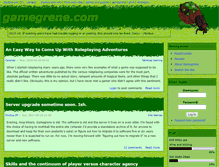 Tablet Screenshot of gamegrene.com